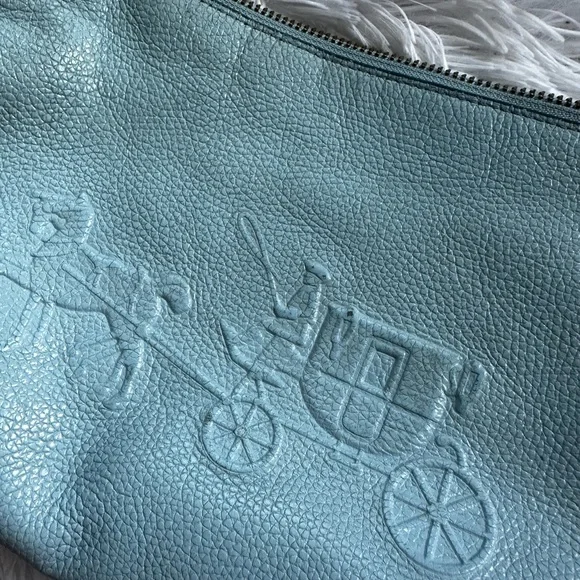 Coach Charley Embossed Horse and Carriage Pebbled Leather Crossbody Purse - Picture 2 of 9